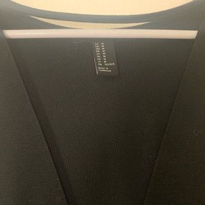 Long sleeve black dress